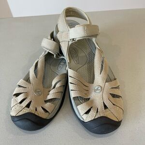 Keen Sport Hiking sandal EUC size 7 outdoor granola girl gorpcore neutral color